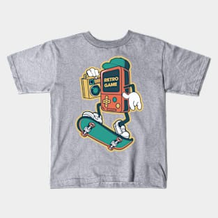 RETRO GAME CARTOON Kids T-Shirt